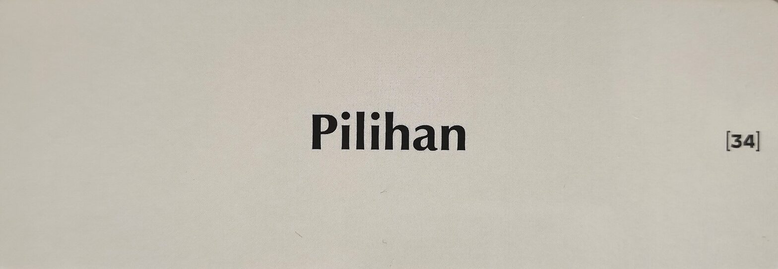 Pilihan, theme card Points of You cards